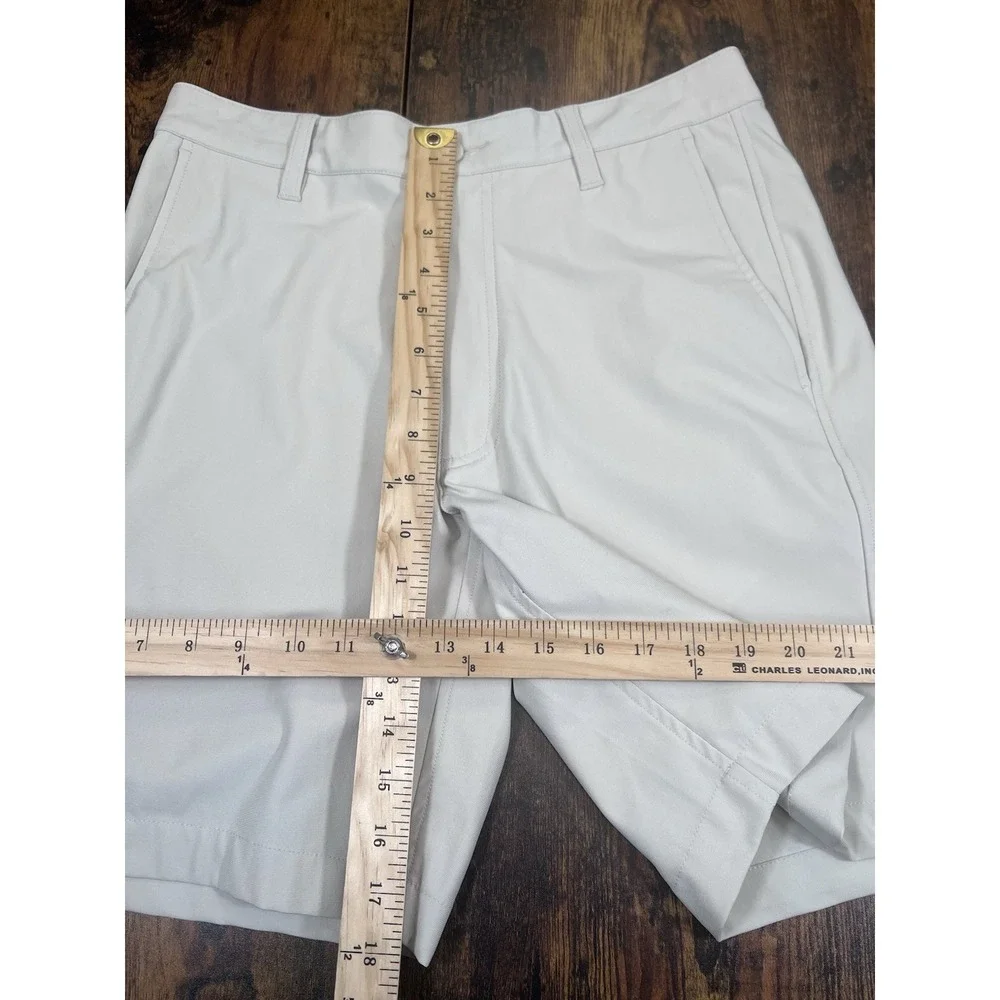 FootJoy FJ Men's Golf Shorts Khaki Size 30 Performance Flat Front 9